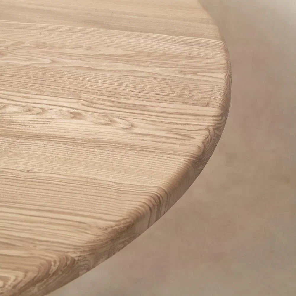 Round Topa Topa Dining Table - Natural - The Mayfair Hall
