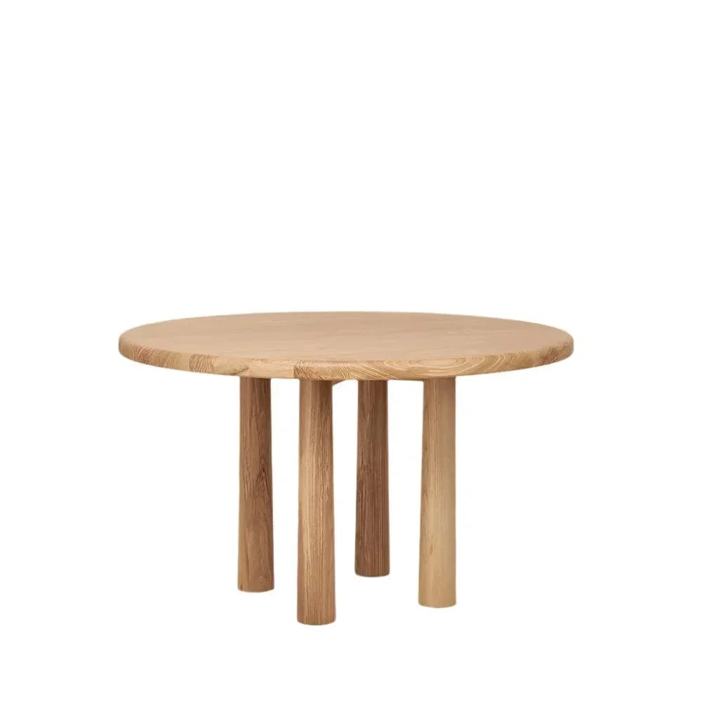 Round Topa Topa Dining Table - White Oak - The Mayfair Hall