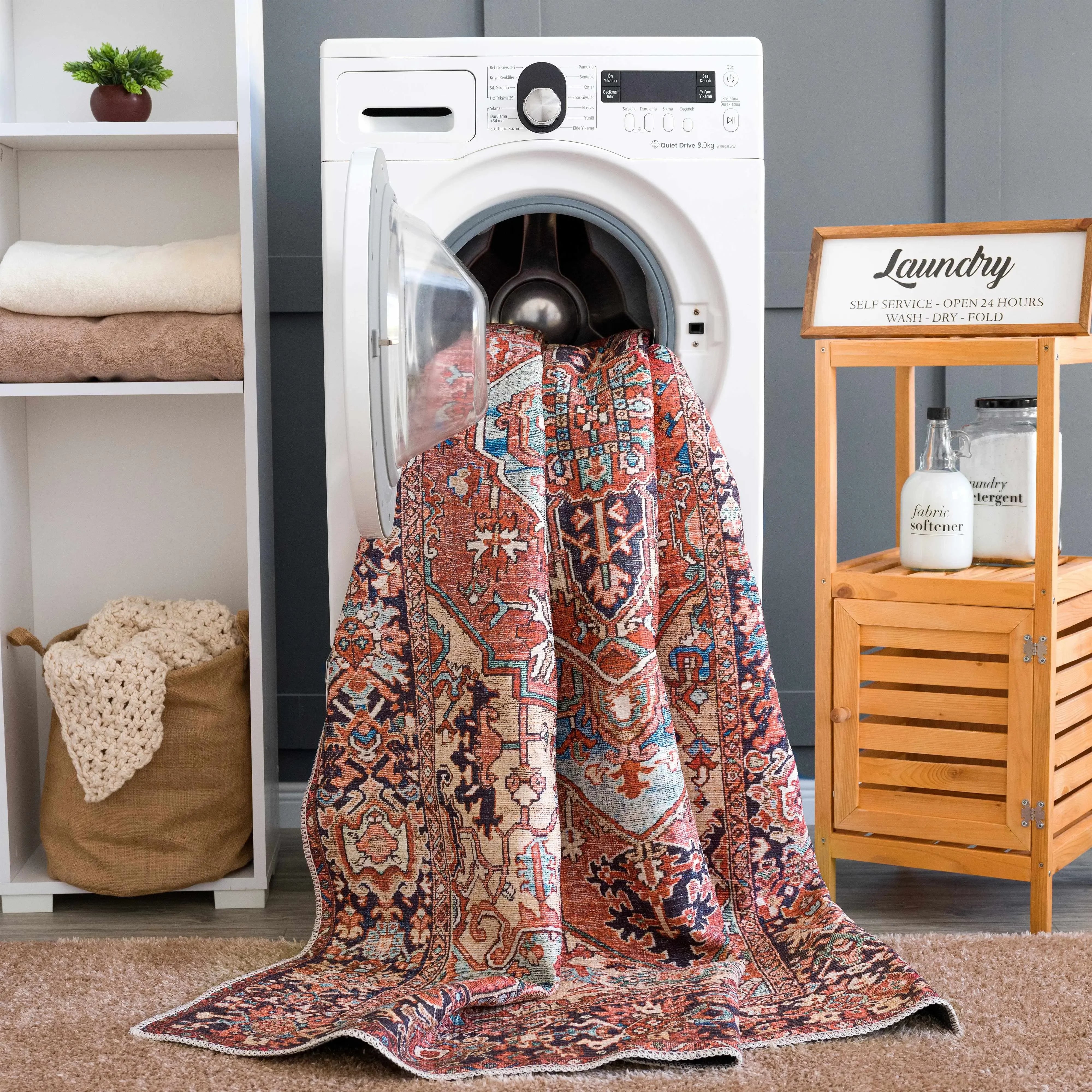 Neyland Washable Area Rug - The Mayfair Hall