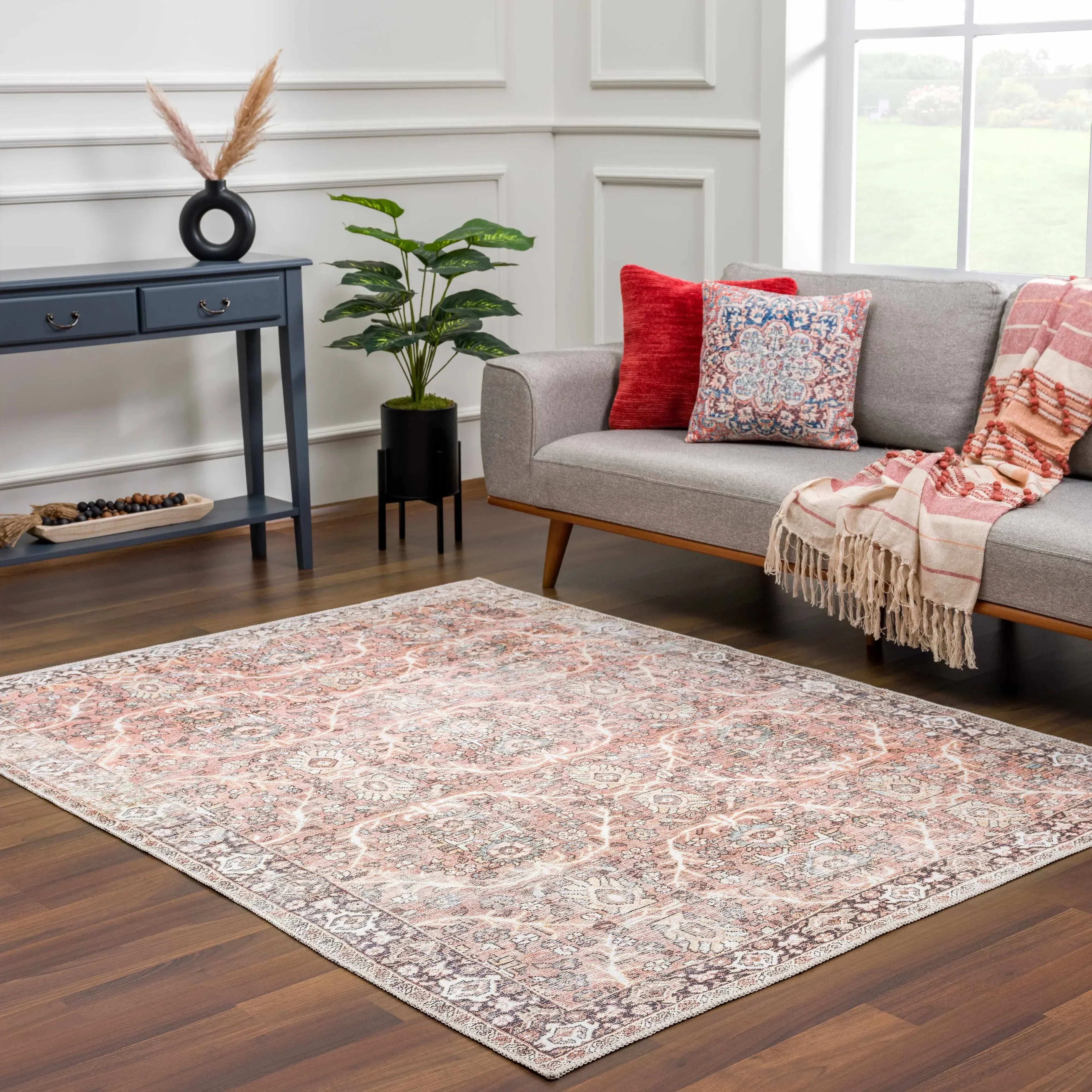 Bian Washable Distressed Rug - Limited Edition - The Mayfair Hall