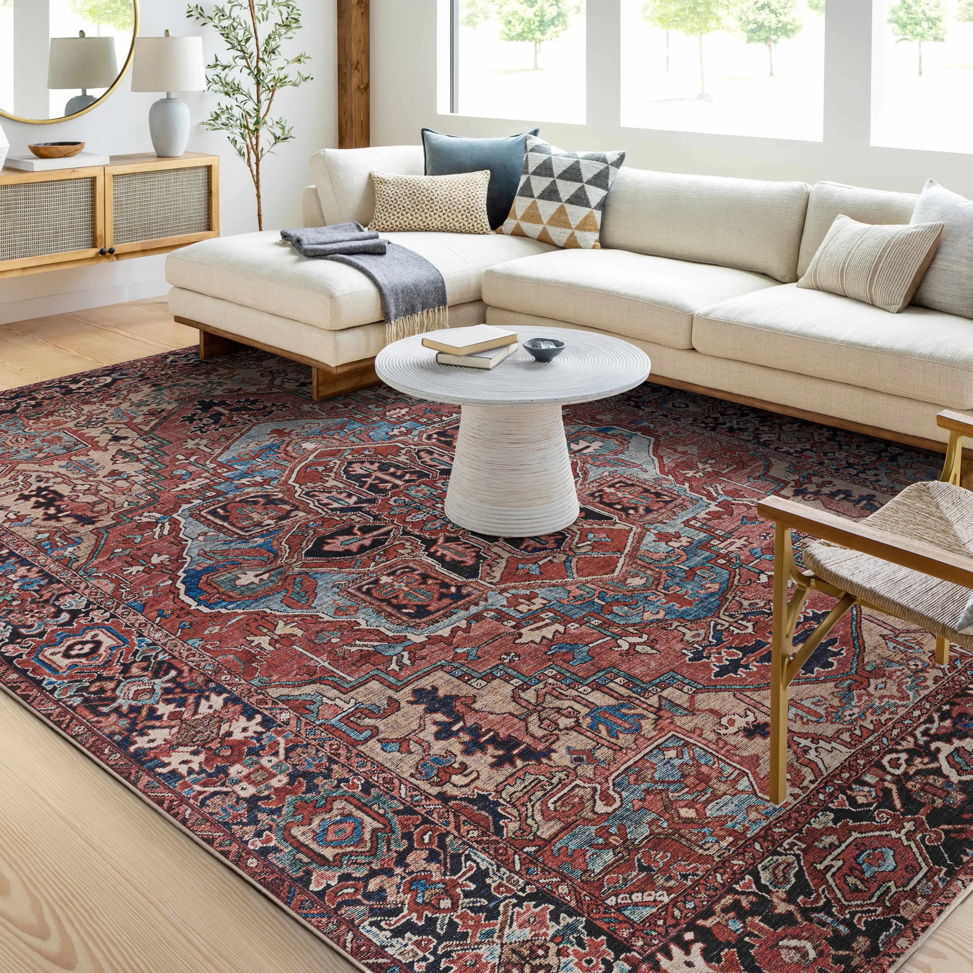 Neyland Washable Area Rug - The Mayfair Hall