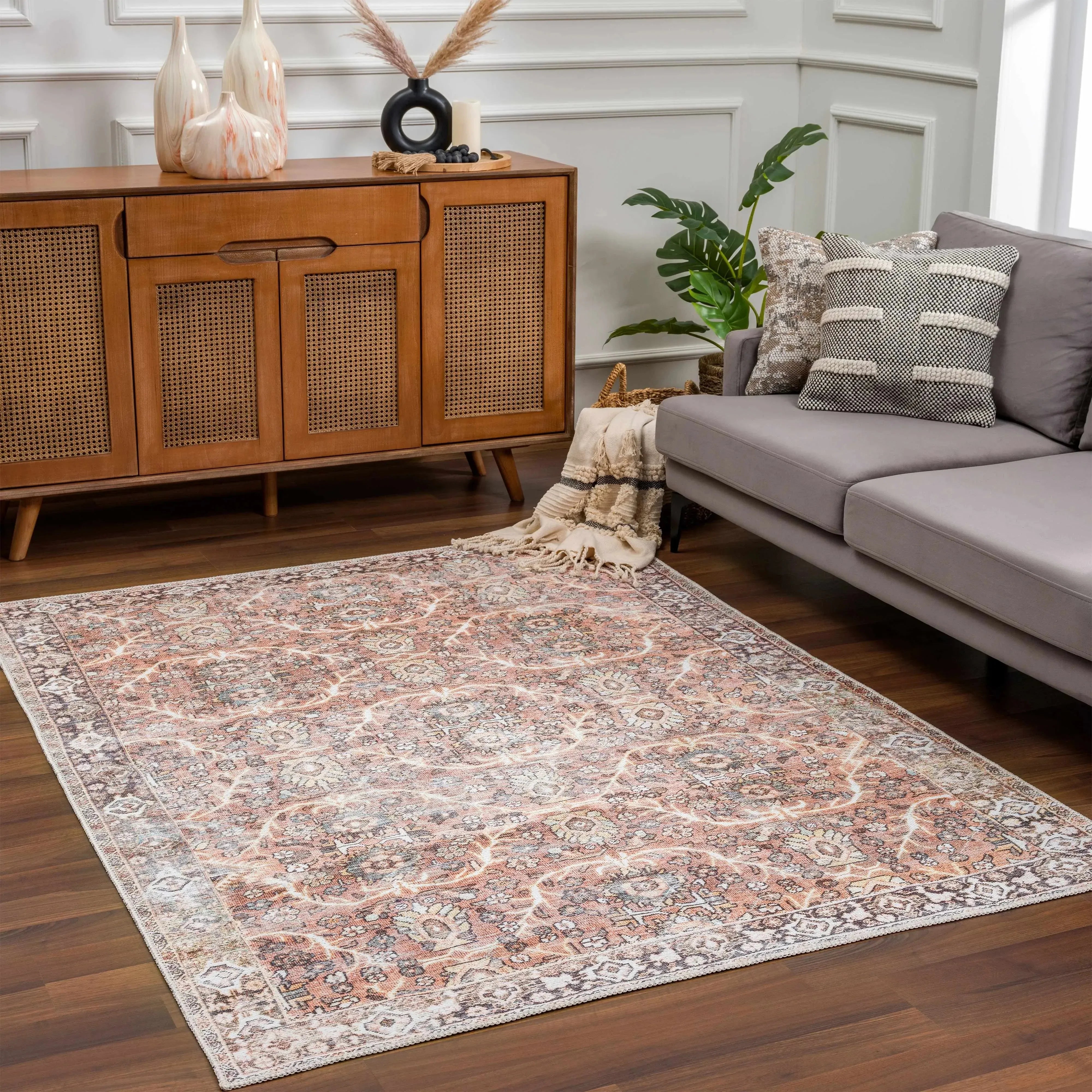 Bian Washable Distressed Rug - Limited Edition - The Mayfair Hall