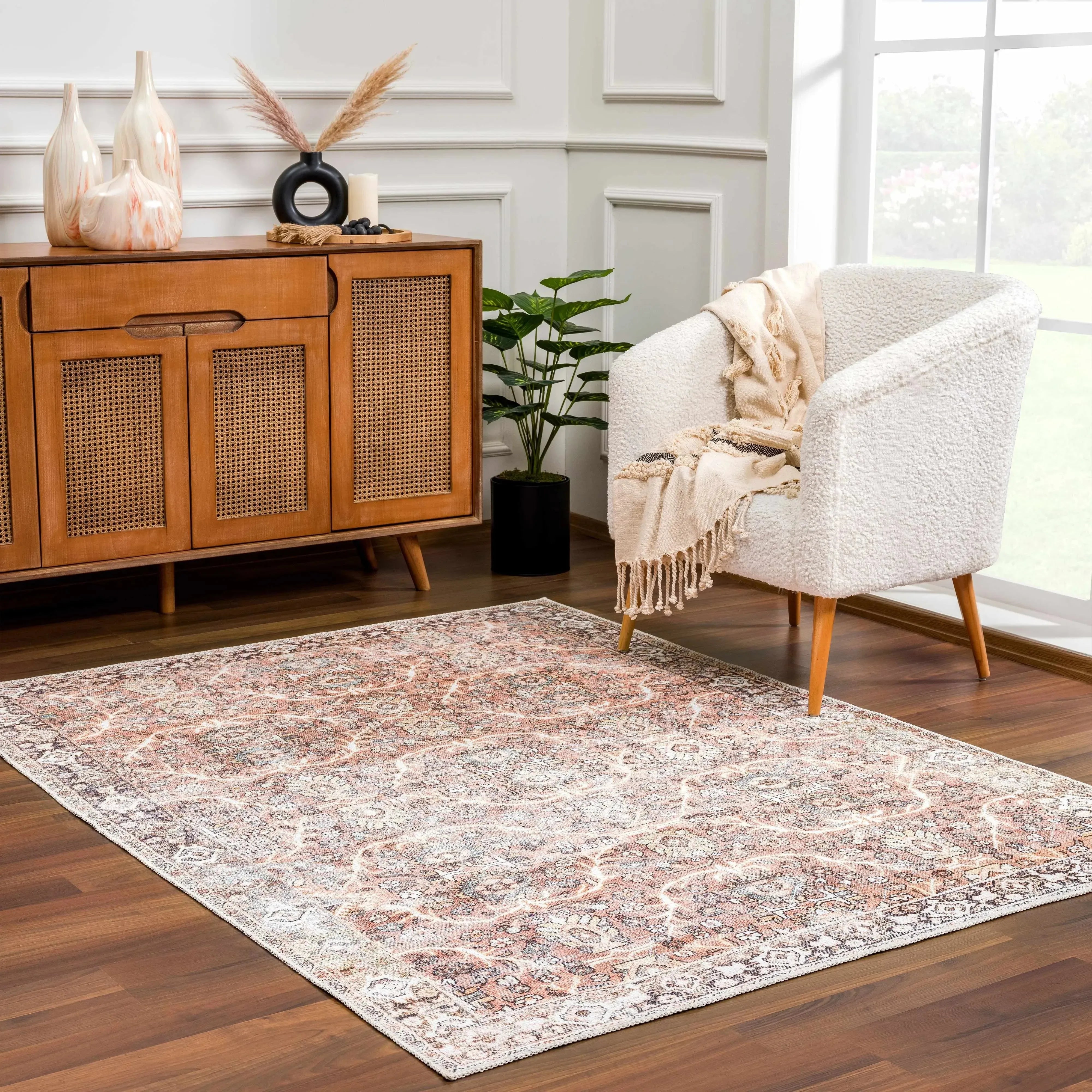 Bian Washable Distressed Rug - Limited Edition - The Mayfair Hall