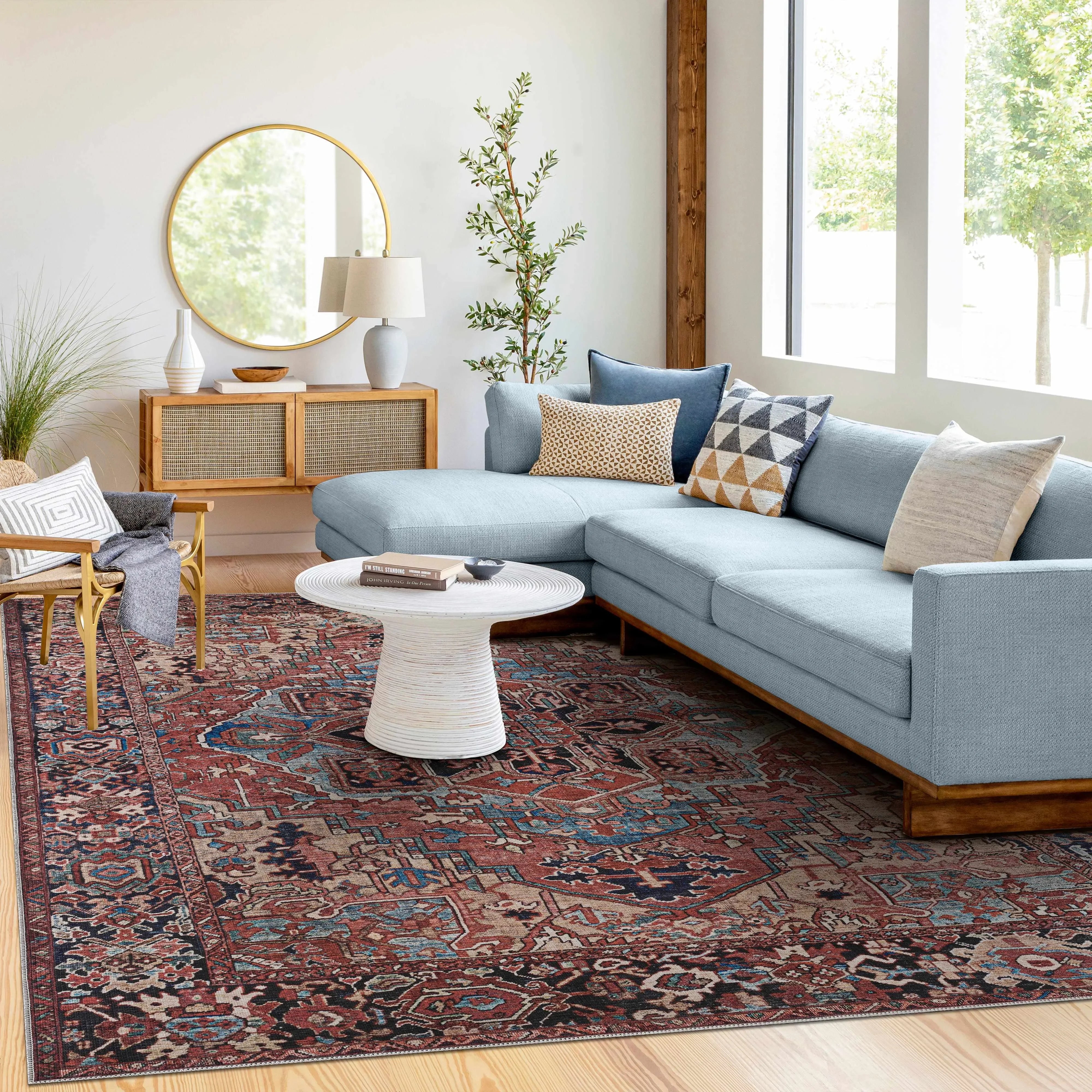 Neyland Washable Area Rug - The Mayfair Hall