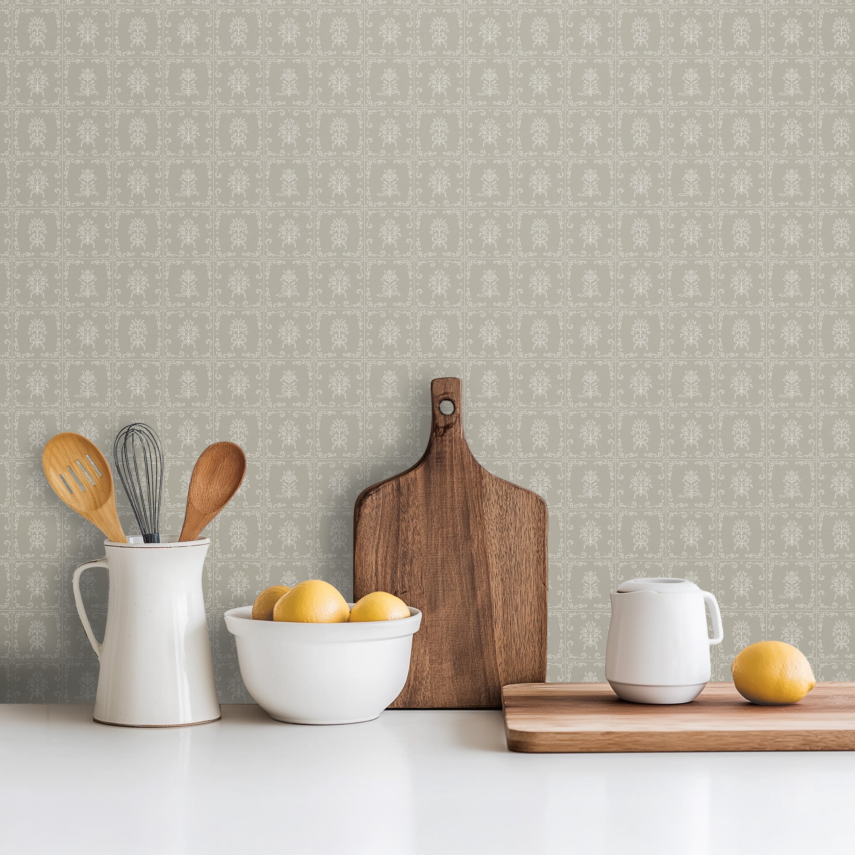 Wrenna Wallpaper by Quirky Paisley Designs