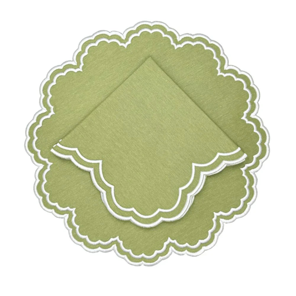 Bettina Placemat - Sage (Set of 4) - The Mayfair Hall