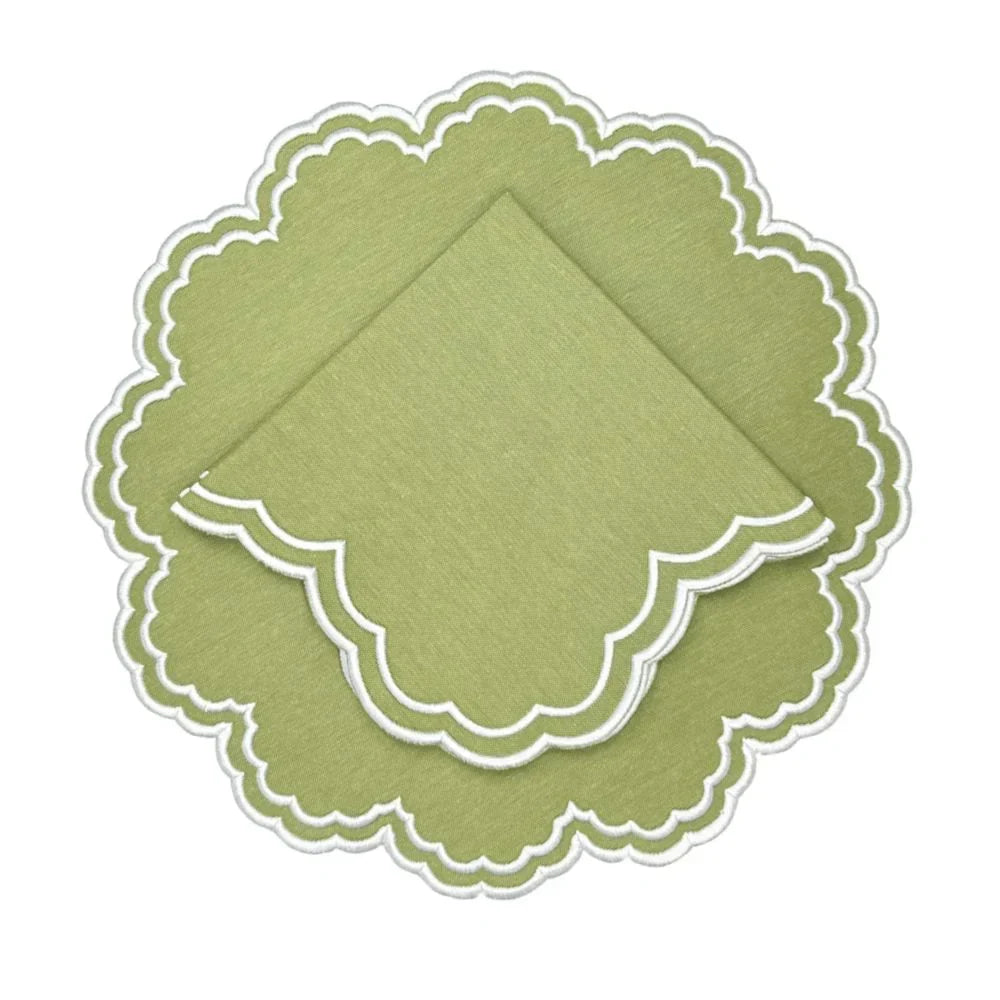 Bettina Napkin - Sage (Set of 4) - The Mayfair Hall