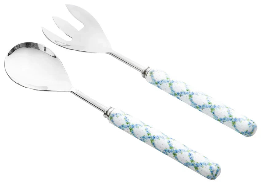 Hydrangea Salad Servers - The Mayfair Hall