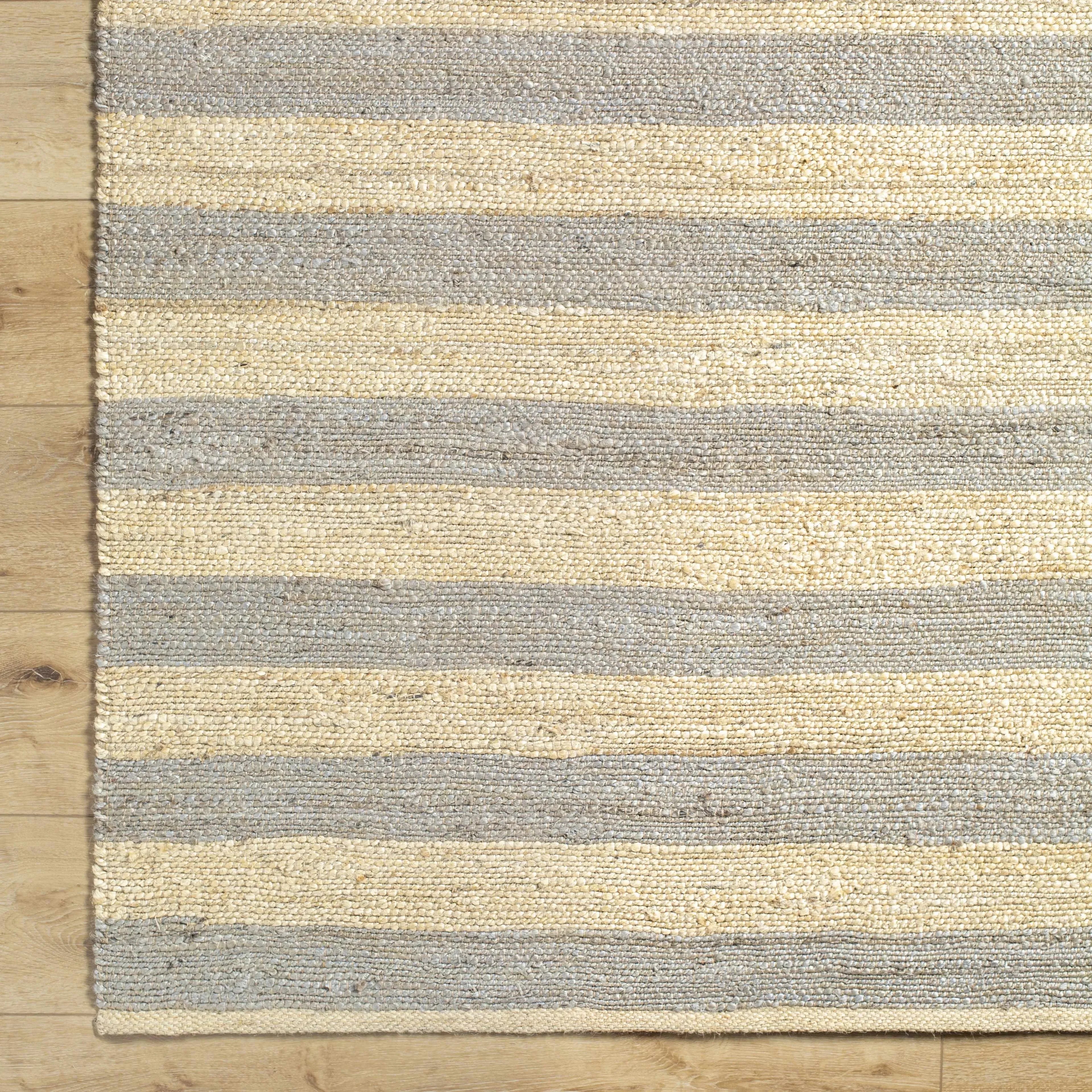 Ilkay Block Stripe Jute Rug - The Mayfair Hall