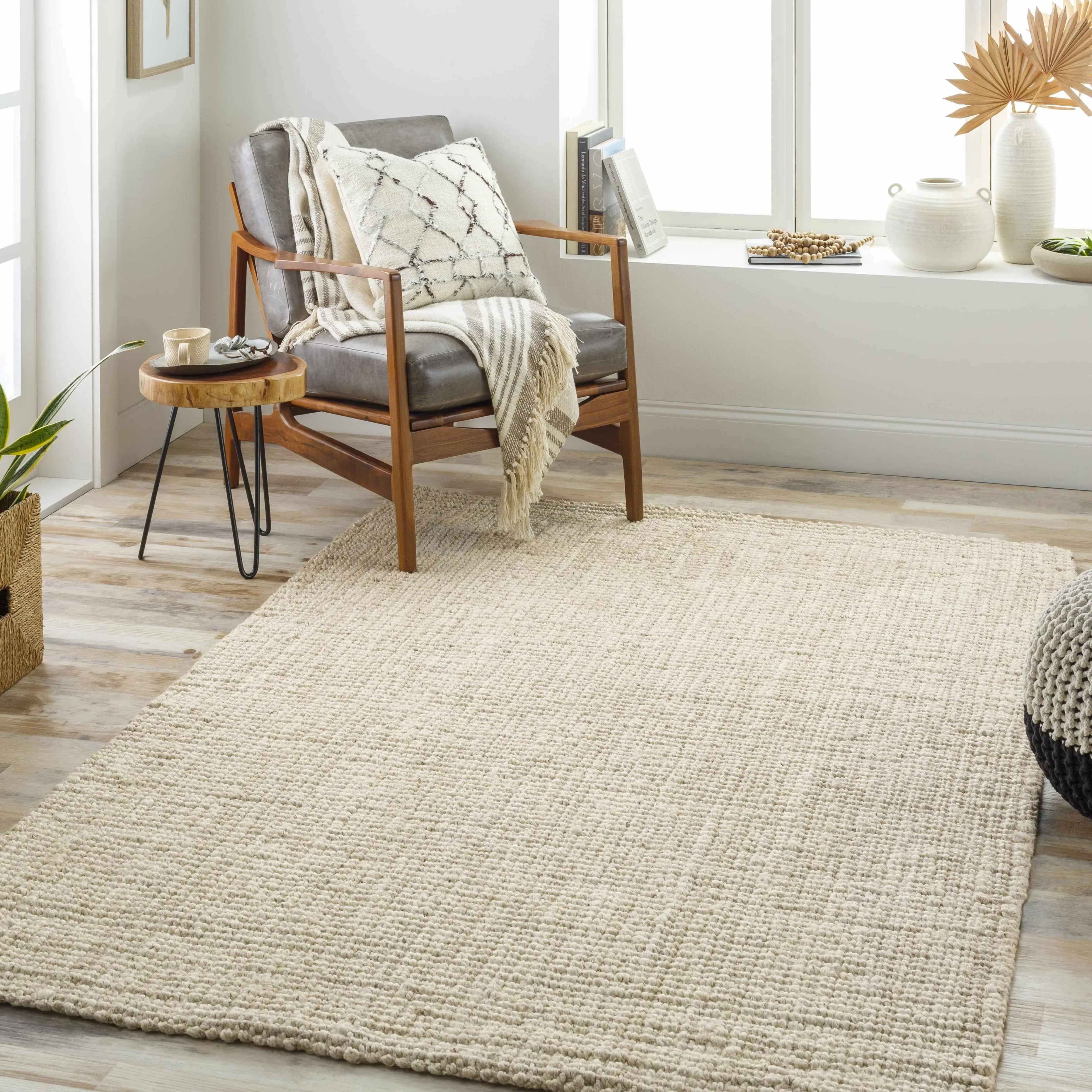 Calla Jute Beige Area Rug - Livabliss x Becki Owens - The Mayfair Hall