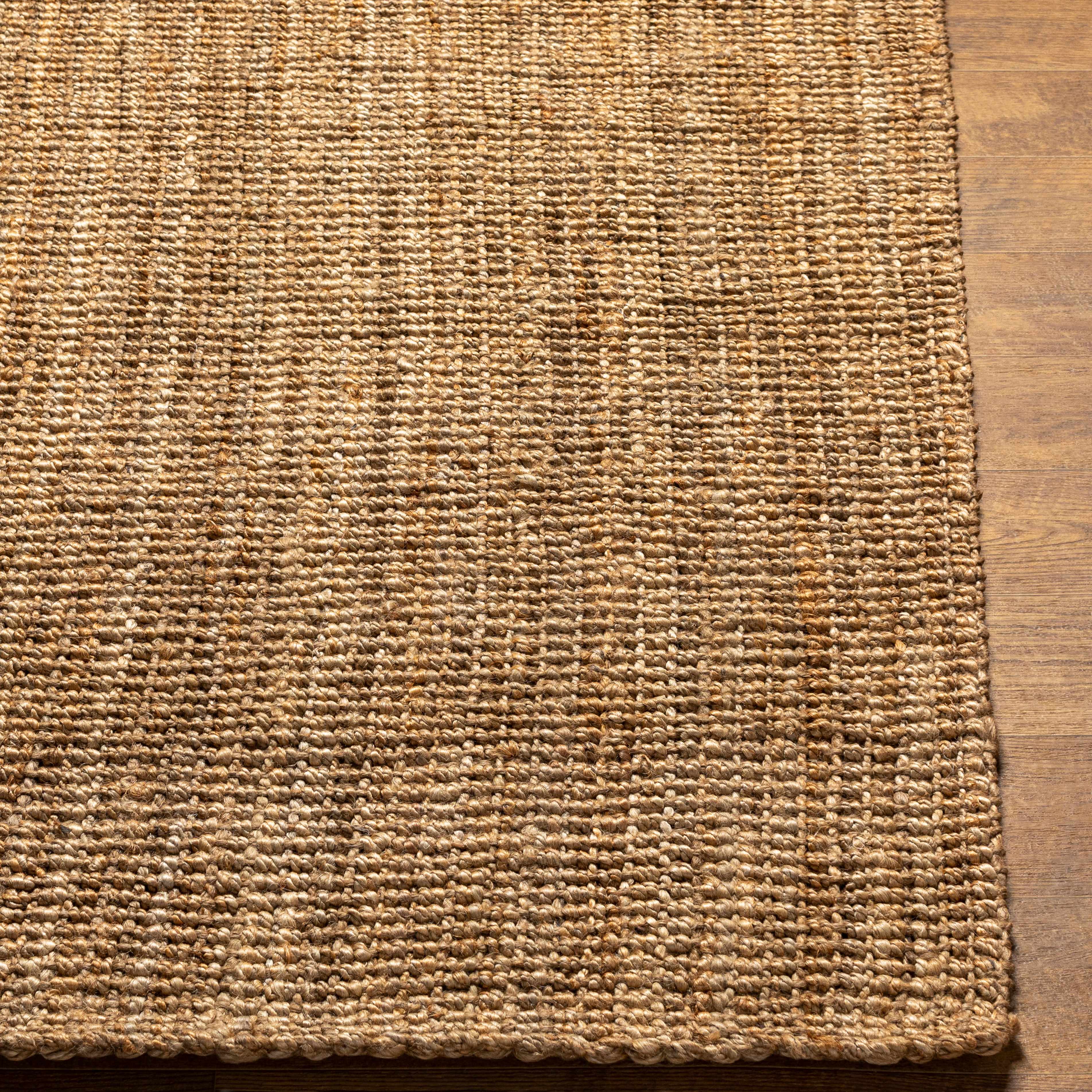Ambel Handwoven Jute Rug in Brown