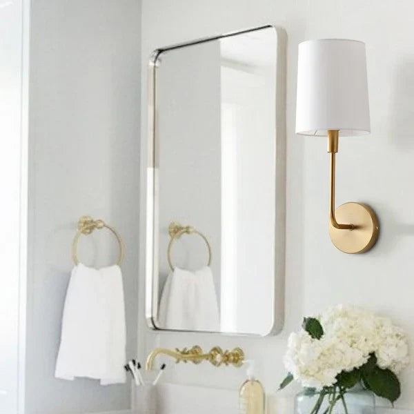 Jaxson Brass Gold Wall Sconce