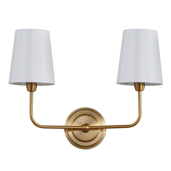 Ezra Metal Wall Sconce in Brass Gold