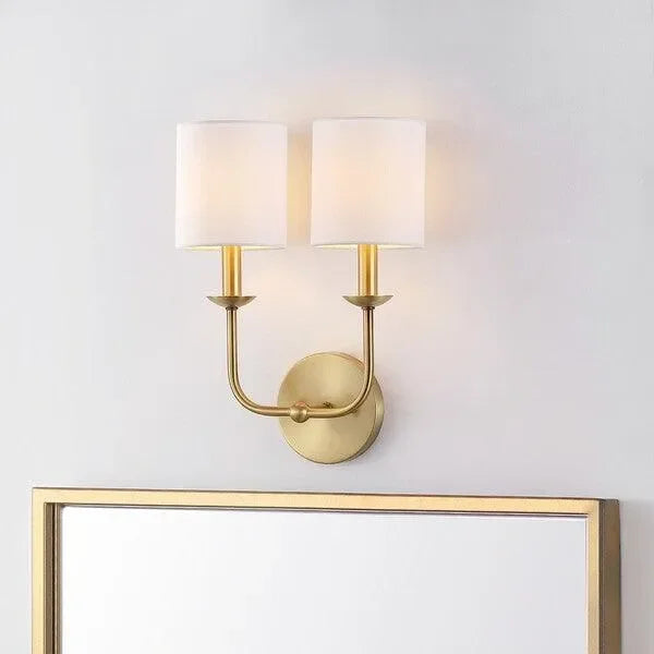 Ferrara Metal Wall Sconce in Gold - The Mayfair Hall