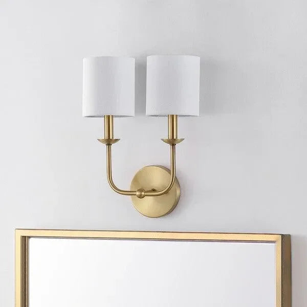 Ferrara Metal Wall Sconce in Gold - The Mayfair Hall