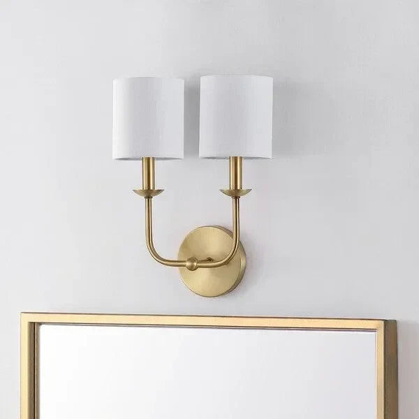 Ferrara Metal Wall Sconce in Gold - The Mayfair Hall