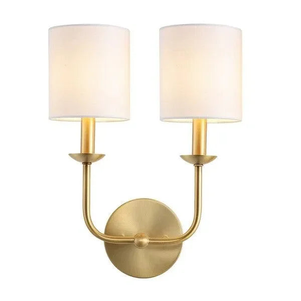 Ferrara Metal Wall Sconce in Gold - The Mayfair Hall