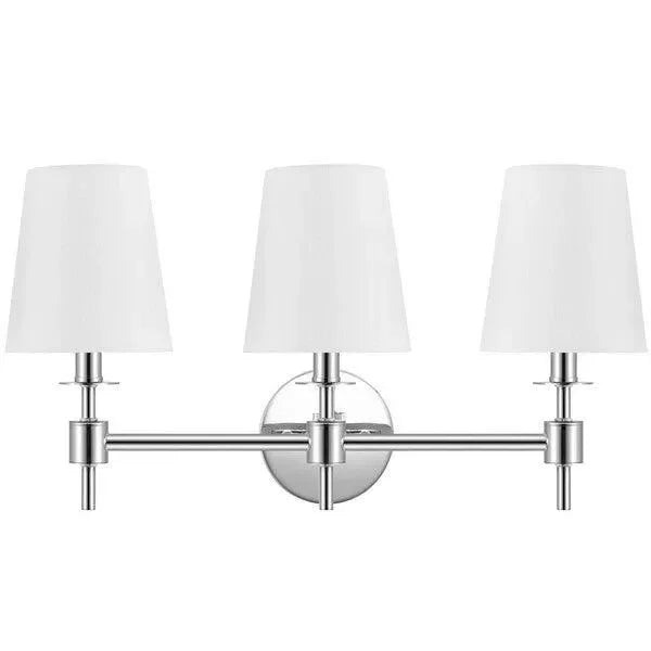 Davielle Iron Wall Sconce in Chrome - The Mayfair Hall