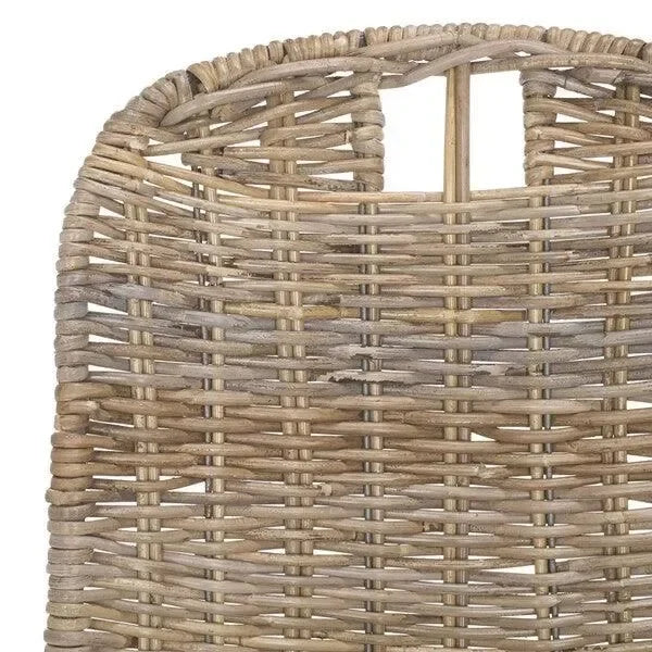 Cilombo Rattan Dining Chair in Gray (Set of 2) - The Mayfair Hall