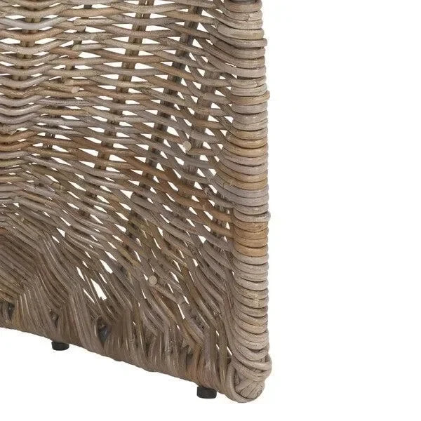 Cilombo Rattan Dining Chair in Gray (Set of 2) - The Mayfair Hall