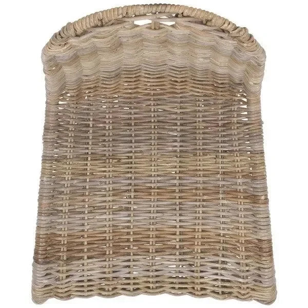 Cilombo Rattan Dining Chair in Gray (Set of 2) - The Mayfair Hall