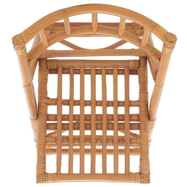Maja Rattan Folding Accent Chair in Honey (Set of 2)