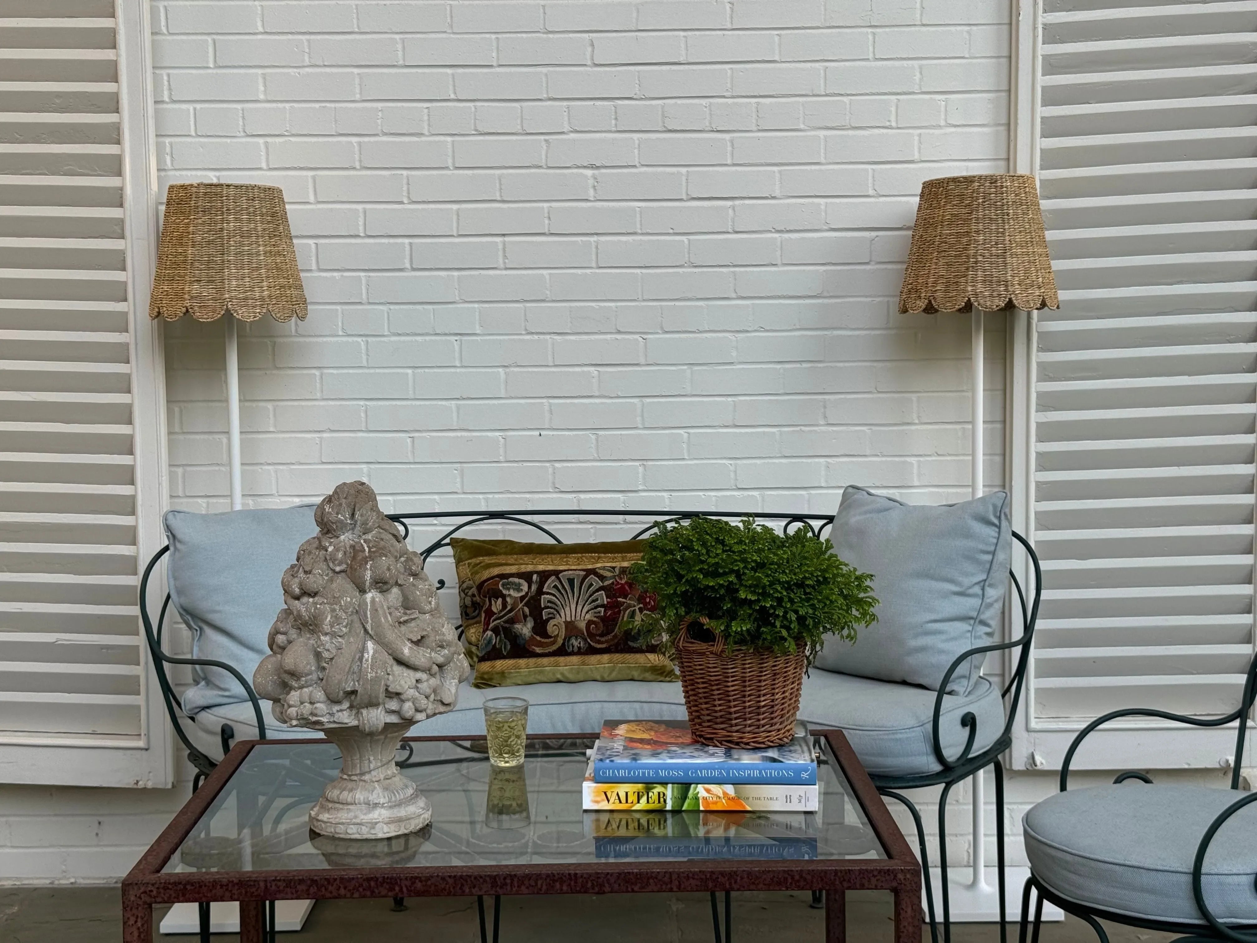 Seagrass Shade Cover (Scalloped in Natural) - The Mayfair Hall