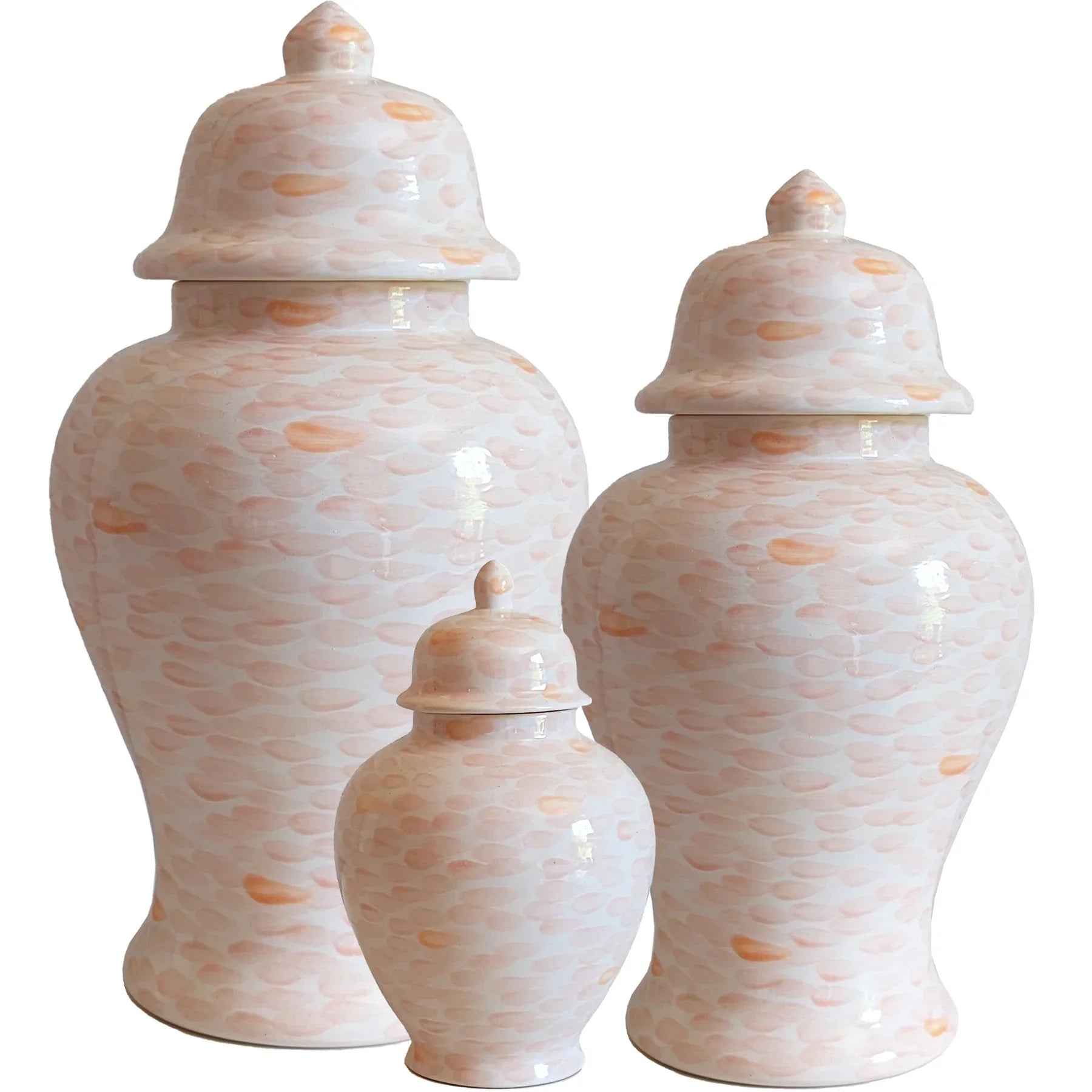 Watermark Ginger Jars in Blush - The Mayfair Hall