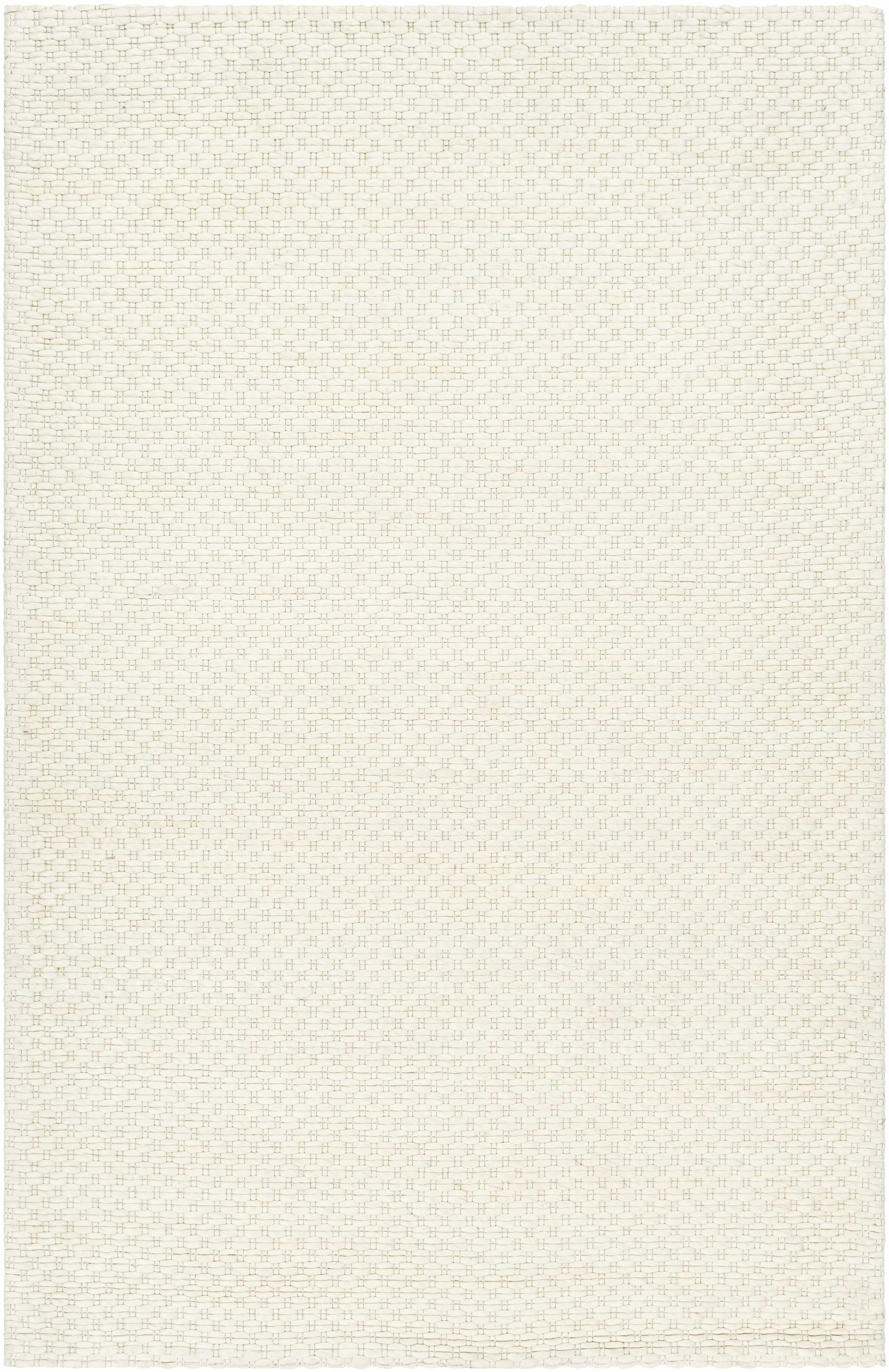 Kassa Wool Area Rug in Beige