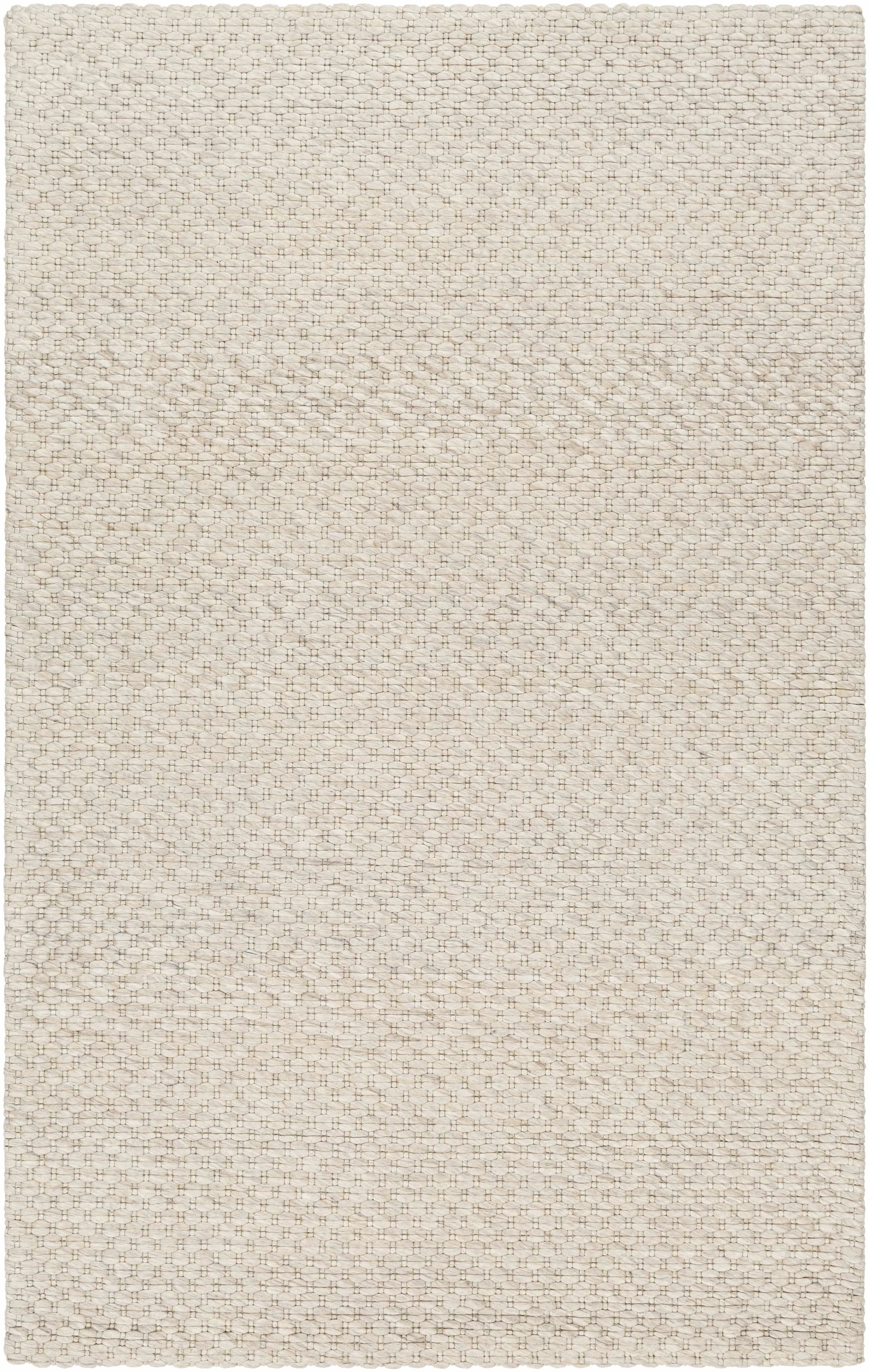 Kassa Wool Area Rug in Beige
