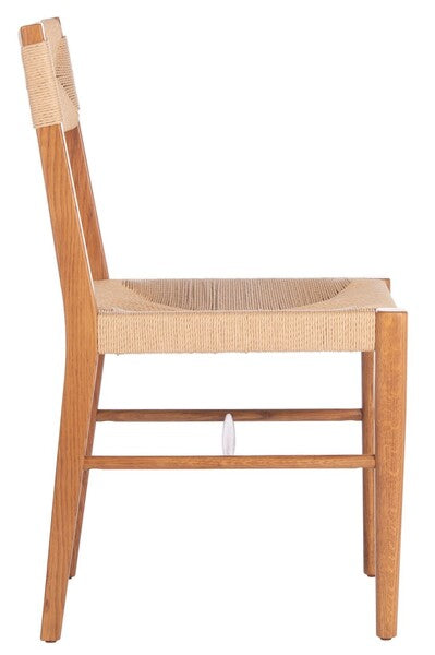 Cody Rattan Dining Chair in Natural (Set of 2)