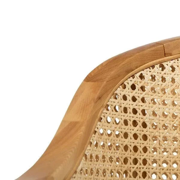Rogue Rattan Dining Chair in Natural - The Mayfair Hall