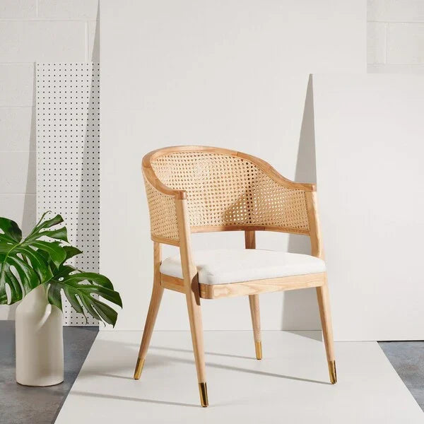 Rogue Rattan Dining Chair in Natural