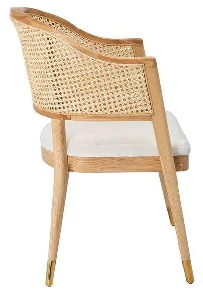 Rogue Rattan Dining Chair in Natural - The Mayfair Hall
