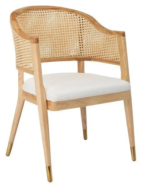 Rogue Rattan Dining Chair in Natural - The Mayfair Hall