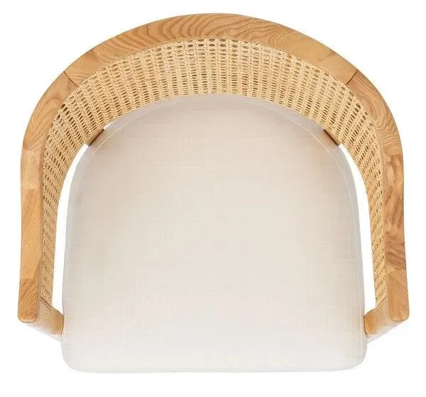 Rogue Rattan Dining Chair in Natural - The Mayfair Hall