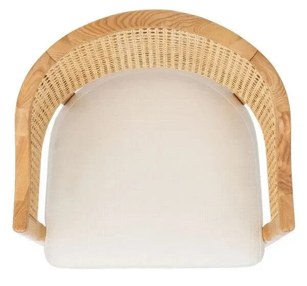 Rogue Rattan Dining Chair in Natural - The Mayfair Hall