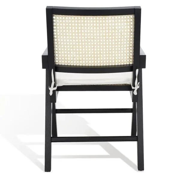 Colette Wood Armchair in Black - The Mayfair Hall