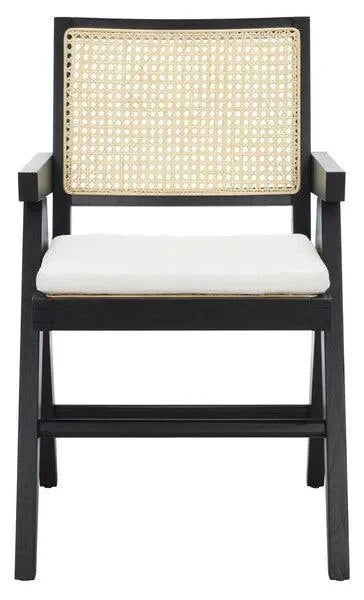 Colette Wood Armchair in Black - The Mayfair Hall