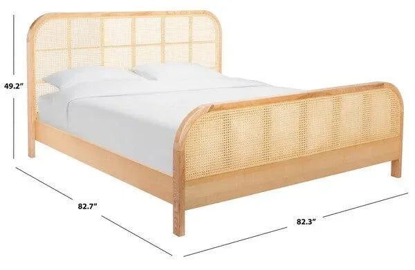Safavieh Mcallister Natural Cane King Bed