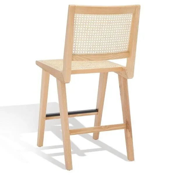 Hattie Wood Counter Stool in Natural - The Mayfair Hall