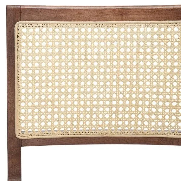 Hattie Wood Counter Stool in Walnut - The Mayfair Hall