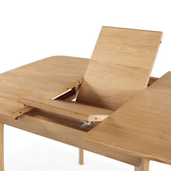 Barbossa Extendable Wood Dining Table in Natural - The Mayfair Hall