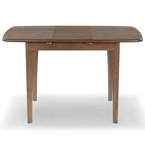 Barbossa Extendable Wood Dining Table in Walnut - The Mayfair Hall