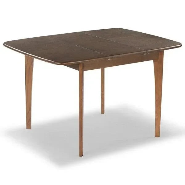 Barbossa Extendable Wood Dining Table in Walnut - The Mayfair Hall