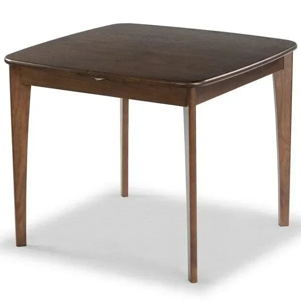 Barbossa Extendable Wood Dining Table in Walnut - The Mayfair Hall
