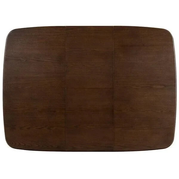 Barbossa Extendable Wood Dining Table in Walnut - The Mayfair Hall