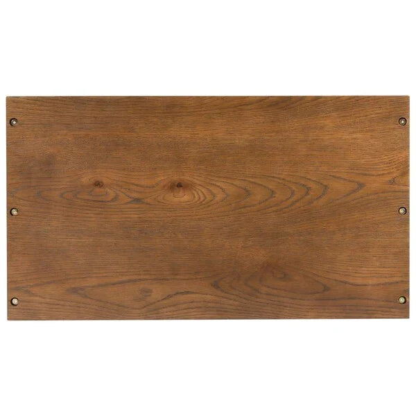 Zeus 4 Shelf Wood Bookcase in Medium Oak