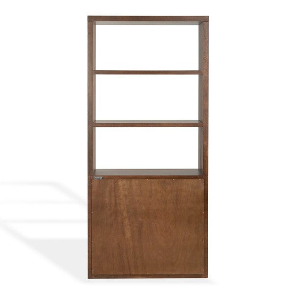 Elanna Wood 4 Shelf Bookcase in Walnut