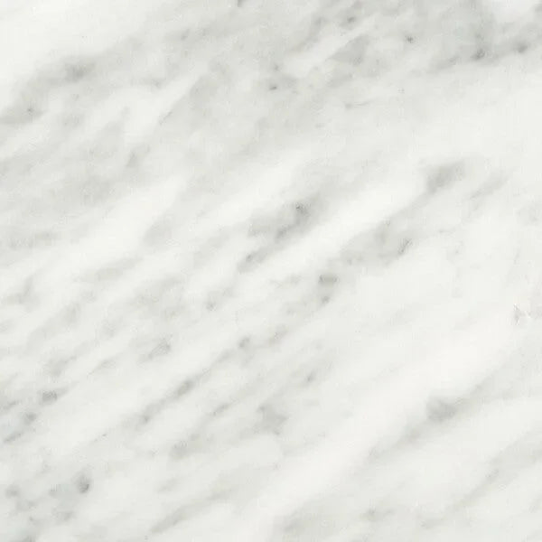 Adeline Wood Nightstand in Black with Marble Top - The Mayfair Hall